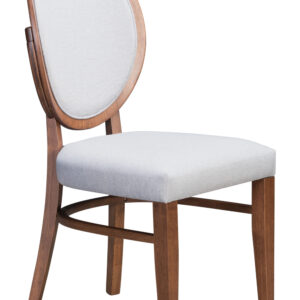 Regents Dining Chair (Set of 2) Walnut & Light Gray
