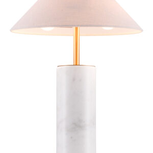 Ciara Table Lamp Beige & White