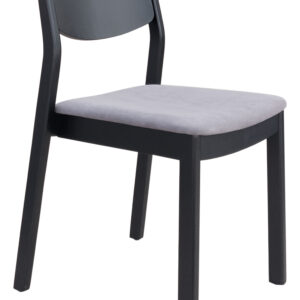 Desdamona Dining Chair (Set of 2) Gray & Black