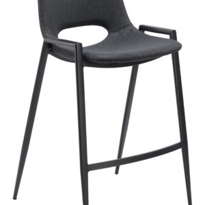 Desi Counter Stool (Set of 2) Black