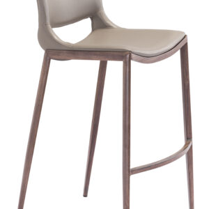 Ace Barstool (Set of 2) Brown & Walnut