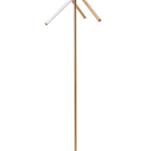 Garza Floor Lamp Brass