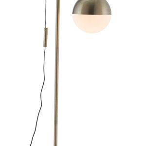 Waterloo Floor Lamp White & Bronze